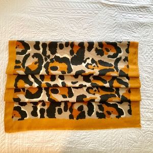 CARA NEW YORK RECTANGULAR Cheetah Print Scarf/Wrap